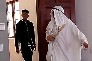 Arab wife rides black dicks